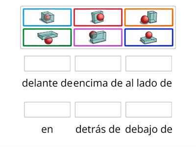 Spanish - Prepositions of Place