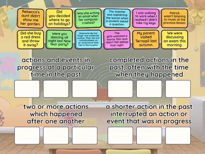 Prepare 8 Game 1 Past simple and past continuous