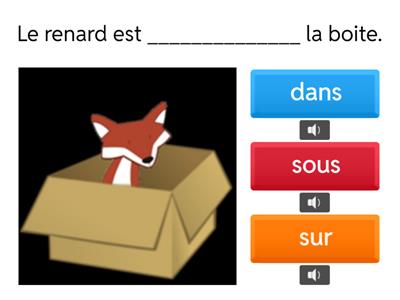 Les prépositions de lieu