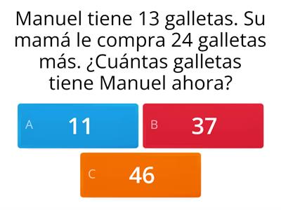 Problemas sumas y restas sin reserva hasta 50