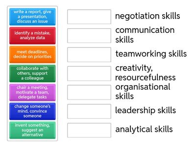 Business Partner B1 1.1 - Transferable skills