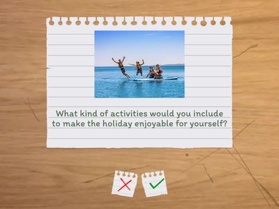 Interview Your Ideal Holiday ЕГЭ