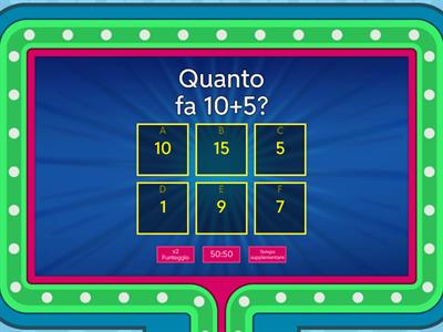 Addizioni e sottrazioni inverse 