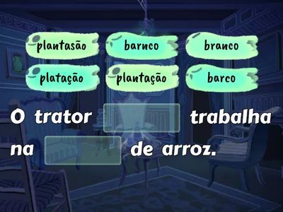 Seleciona as palavras corretas