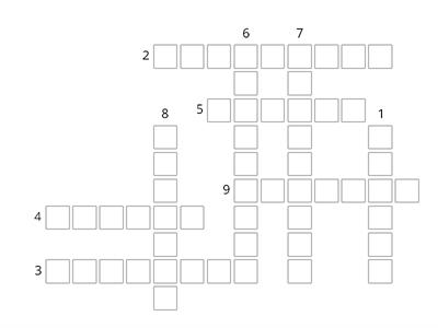 Crossword - Dimensions of Health