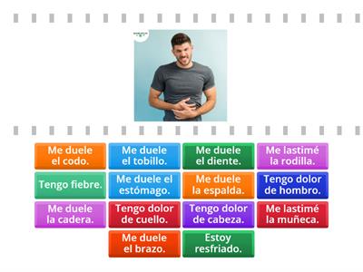 Describing pains in Spanish - Practise