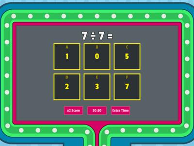 Gameshow Divide by 7