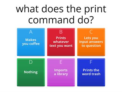 The basics of python