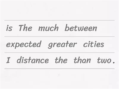 Comparative structures