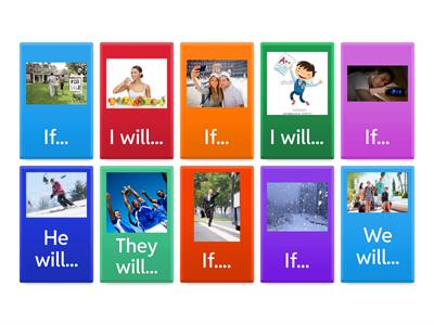 First conditional..finish the sentence (A2-B1)