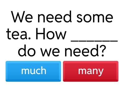 Amelia-How much/ how many/ some/ any