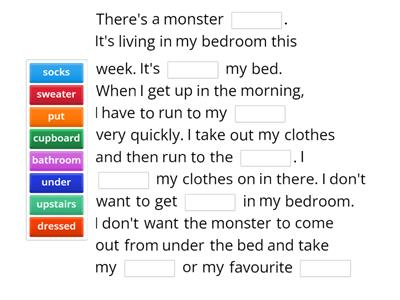 The monster under my bed. 