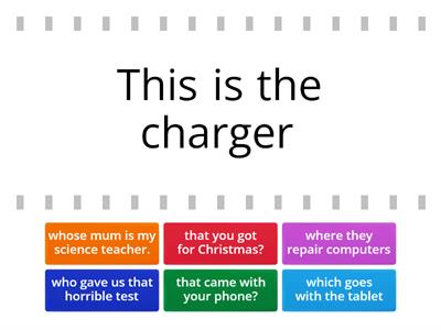 Relative clauses and relative pronouns