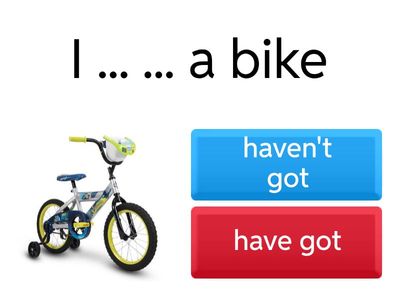 Have got/haven't got 