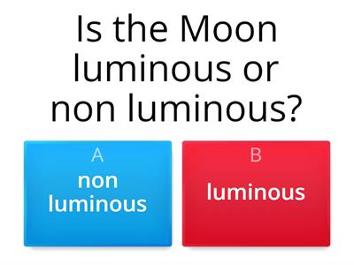 Light quiz ks3