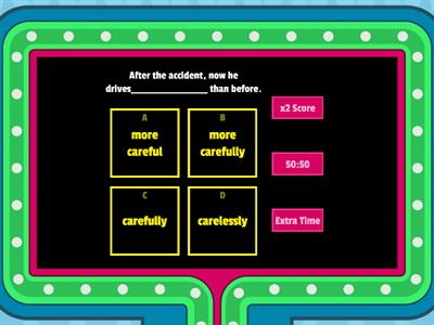  ADVERBS COMPARATIVE and SUPERLATIVE 