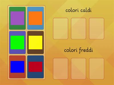 colori caldi vs colori freddi 