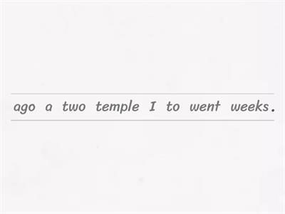 過去形　肯定文