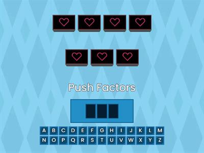 push and pull factors