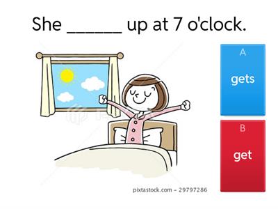 Daily Routine - present simple 