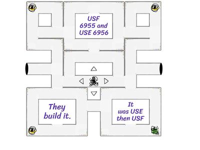 Maze of bluesons and crimsons
