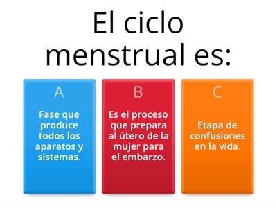 Fases del Ciclo Menstrual