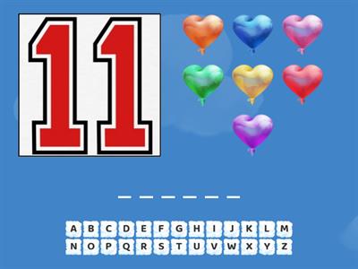 Numbers 11-20