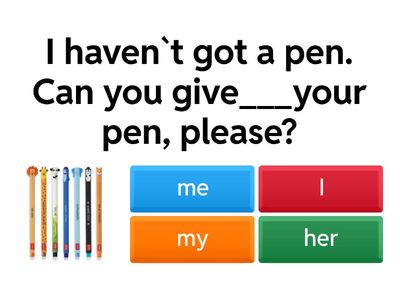  Subject and Object Pronouns