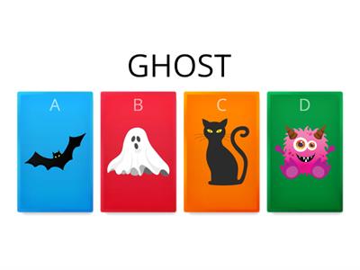 Halloween vocabulary