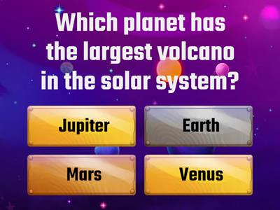 Solar System Quiz: Mars and Earth