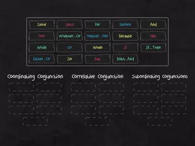 Conjunctions