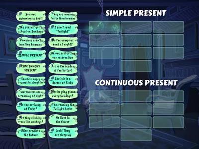SIMPLE PRESENT / PRESENT CONTINUOUS