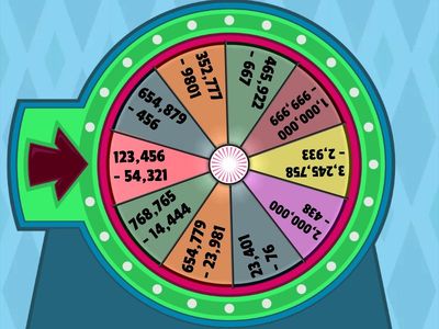 Subtraction wheel of fortune
