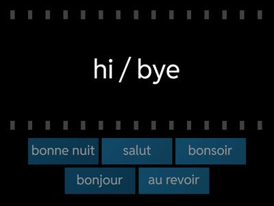 French Greetings - saying hello and goodbye