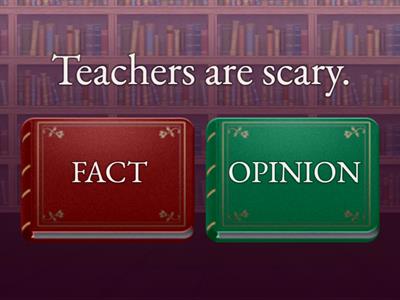 ESL Fact VS Opinion