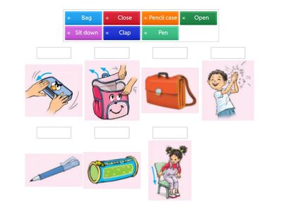 Шкільні предмети (англійська 1 клас)