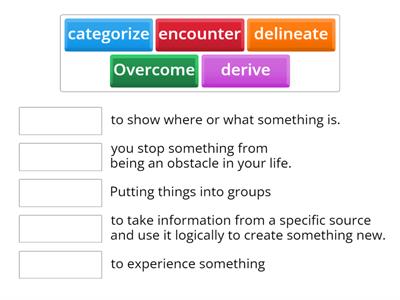 8th Grade Week 4 Vocabulary 