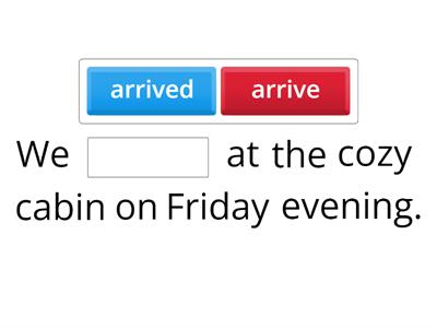 Complete the sentences - simple past 