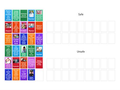 Safe vs Unsafe: Safe strangers