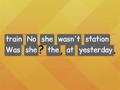 Where were you yesterday? 