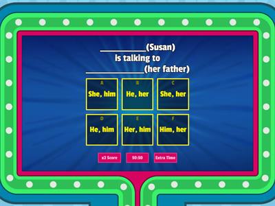 Object and subject pronouns 