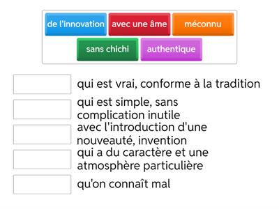 Caractériser un lieu de vie