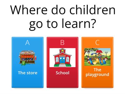 Back to School questions