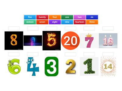 цифры на английском        