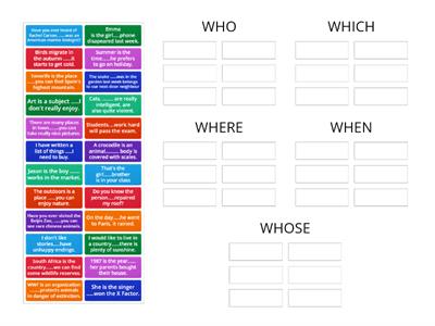 Relative clauses