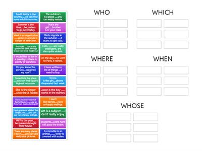 Relative clauses