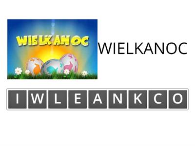 WIELKANOC ANAGRAM