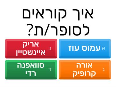 לא כמו כולם החידון