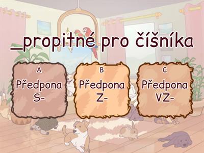 PŘEDPONY S-, Z-, VZ-
