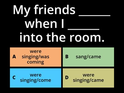 Past Simple/Past Progressive